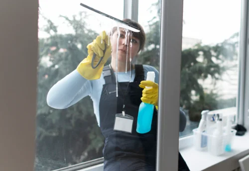 Nettoyage de vitres intérieures et extérieures aux Issards